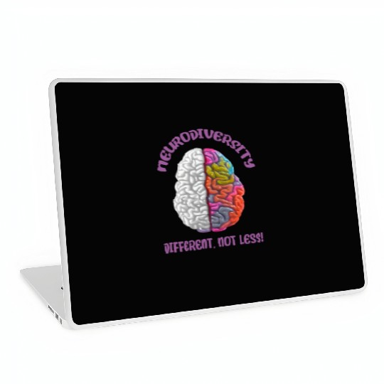 "Different, Not Less" Neurodiversity Laptop Skins