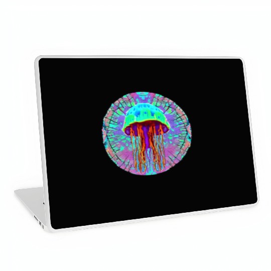 Glowing Jellyfish Laptop Skins