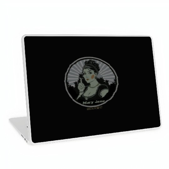 Mary Jane Lady Marijuana Funny Graphic Laptop Skins