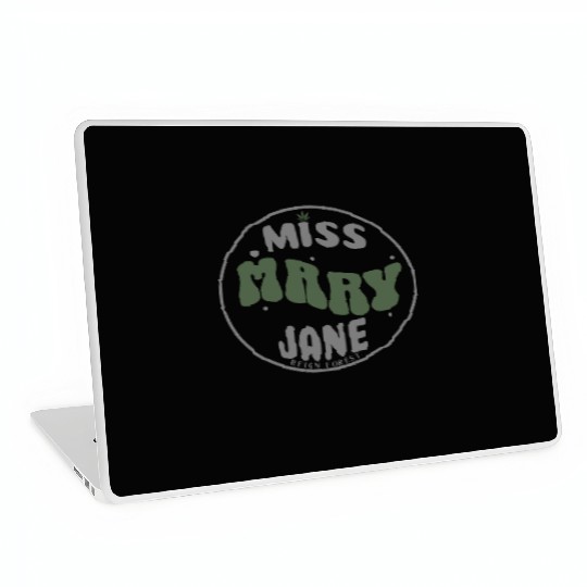 Miss Mary Jane Marijuana Funny Graphic Laptop Skins