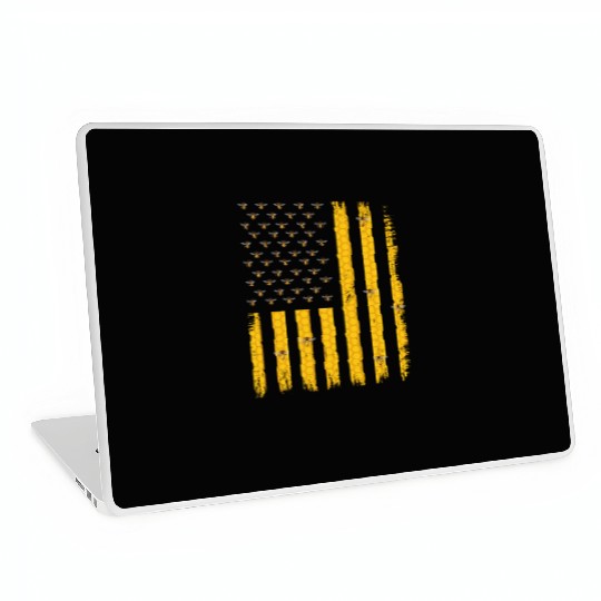 Beekeeper Usa Flag Laptop Skins