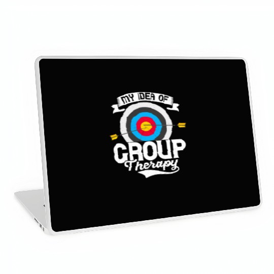 My Idea Of Group Therapy Bow & Arrows Target Arche Laptop Skins