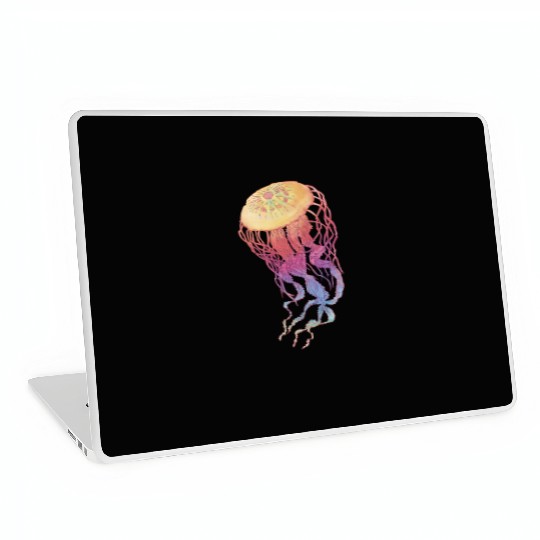 Colorful Jellyfish Laptop Skins