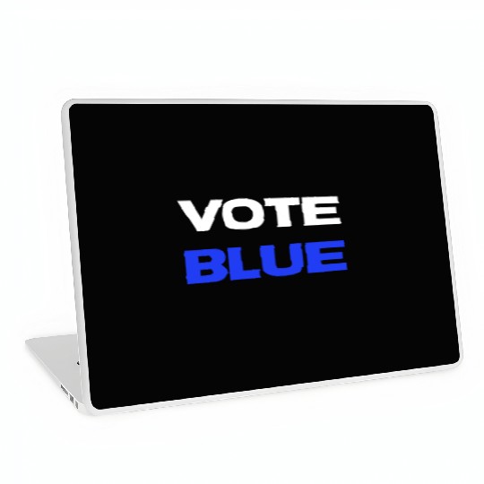 USA Election Vote Blue Minimalist Laptop Skins