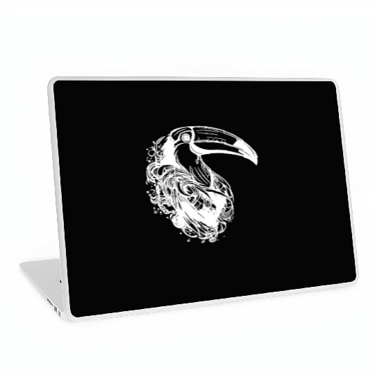 Cute Toucan Tropical Bird With Huge Beak Laptop Skins