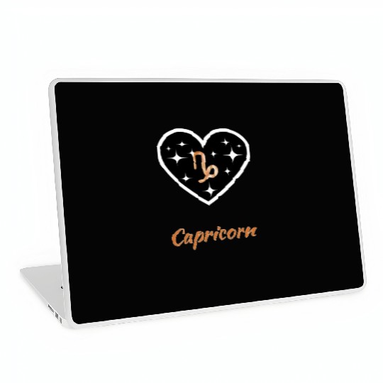 Capricorn zodiac sign, astrology, sun, birthday Laptop Skins