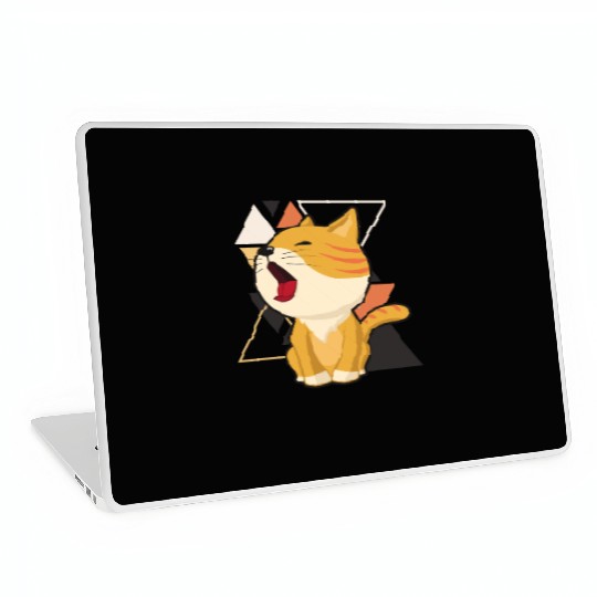 Cute little cat adorable kitty Kittenlove cat mom Laptop Skins