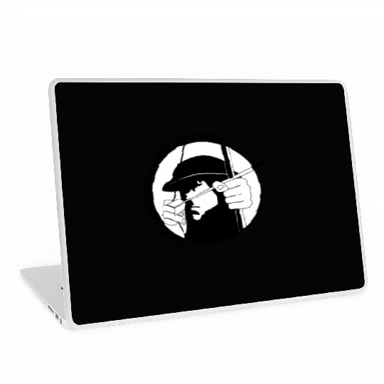 True Archers Shoot Longbow in Black green Laptop Skins