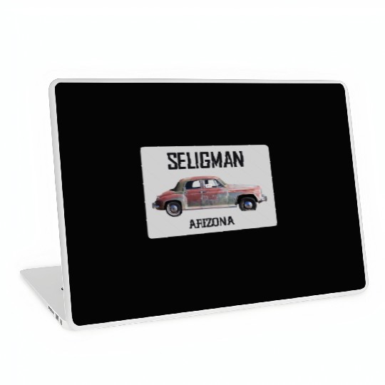 Old car city of Seligman in Arizonna, US Route 66 Laptop Skins