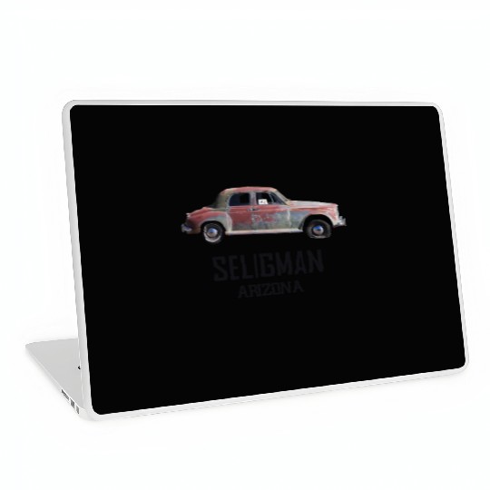 Old car city of Seligman in Arizonna, US Route 66 Laptop Skins