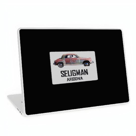 Old car city of Seligman in Arizonna, US Route 66 Laptop Skins