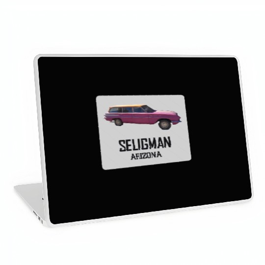 Old car city of Seligman in Arizonna, US Route 66 Laptop Skins