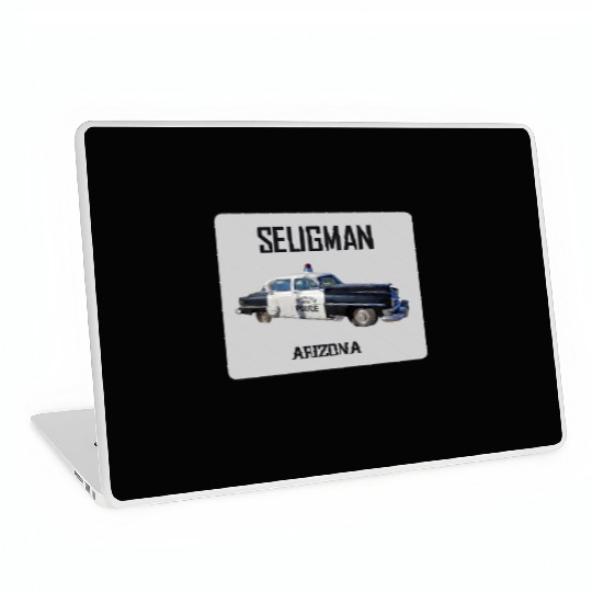 Old car city of Seligman in Arizonna, US Route 66 Laptop Skins