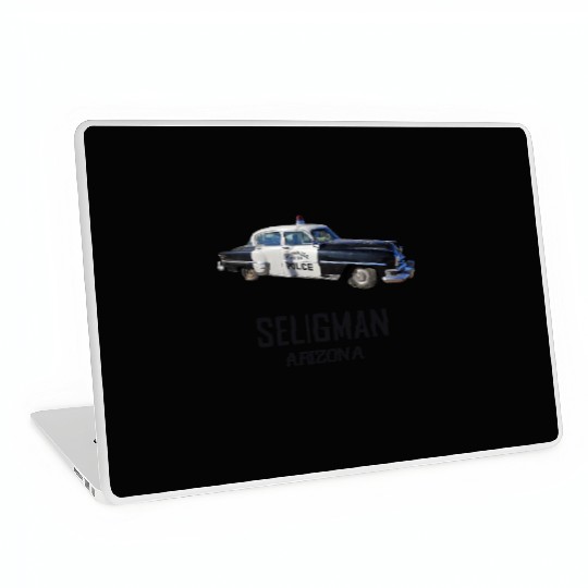 Old car city of Seligman in Arizonna, US Route 66 Laptop Skins