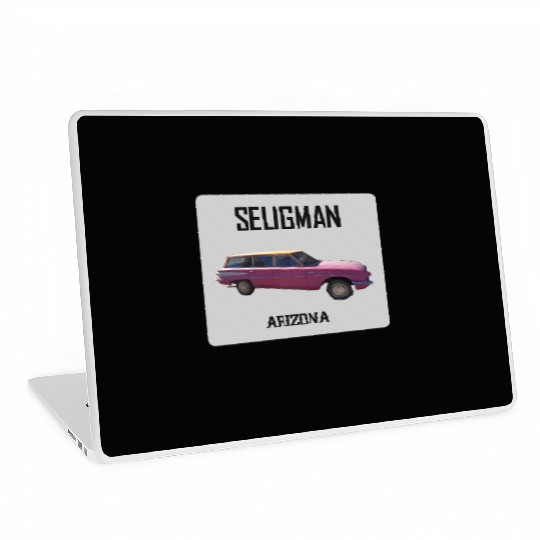 Old car city of Seligman in Arizonna, US Route 66 Laptop Skins