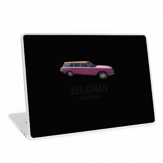 Old car city of Seligman in Arizonna, US Route 66 Laptop Skins
