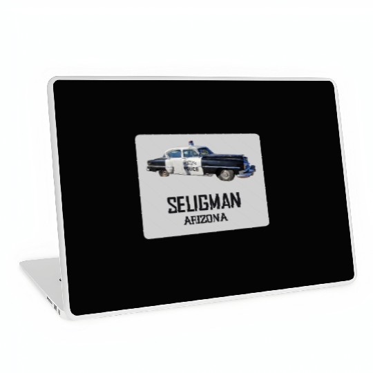 Old car city of Seligman in Arizonna, US Route 66 Laptop Skins
