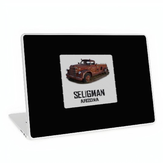 Old car city of Seligman in Arizonna, US Route 66 Laptop Skins