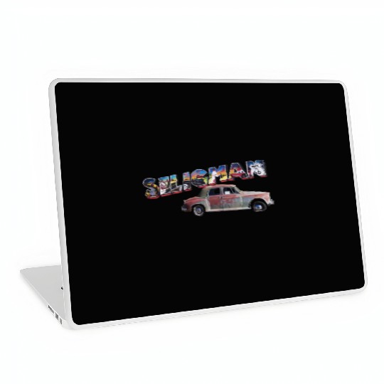 Old car city of Seligman in Arizonna, US Route 66 Laptop Skins