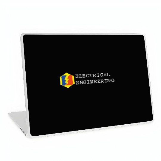 electrical engineering text, electricity logo Laptop Skins