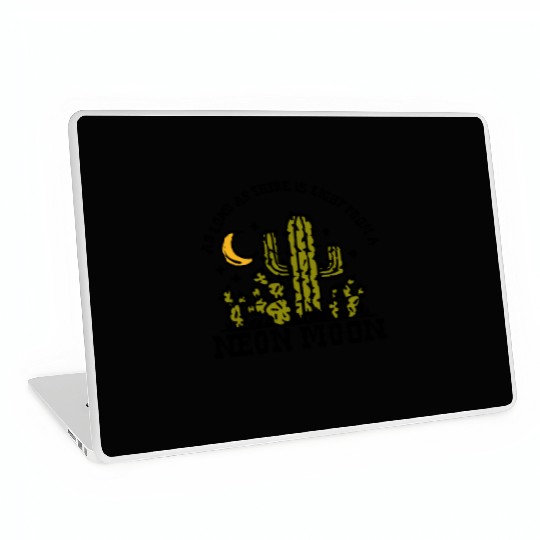 AS LONG AS THERE IS LIGHT FROM A NEON MOON Laptop Skins