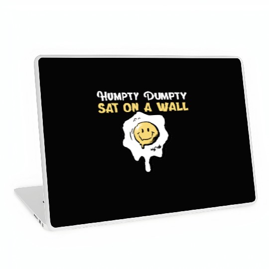 Humpty Dumpty Nursery Rhymes For Funny People Laptop Skins