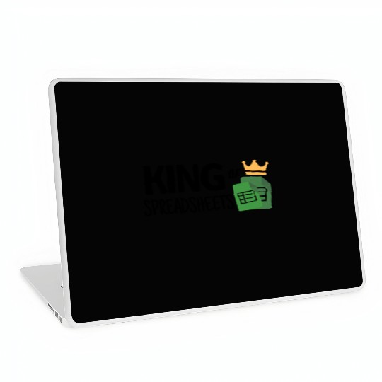 King of Spreadsheets - Excel, Accounting, Sheets Laptop Skins