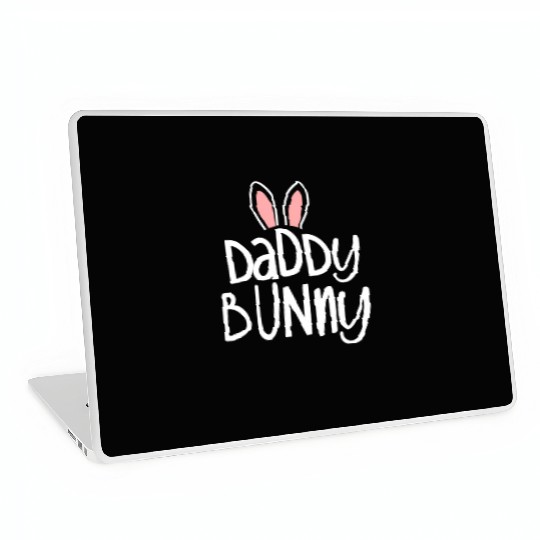 Easter Family Matching Outfits Pastel Easter Daddy Laptop Skins