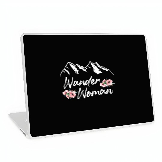 Wanderwoman Wanderlust Hiker Mountaineer Laptop Skins