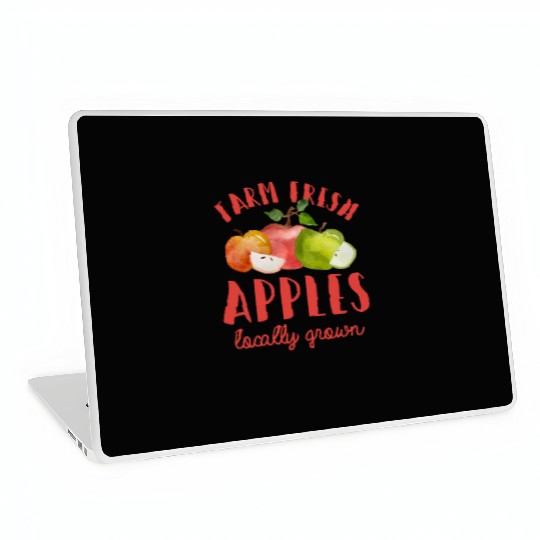 Apple Picking Farm Fresh Apples Farmer For Kids Laptop Skins