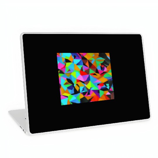 ABSTRACT PAINTING COLORFULL WATERBASE TRIANGLe Laptop Skins
