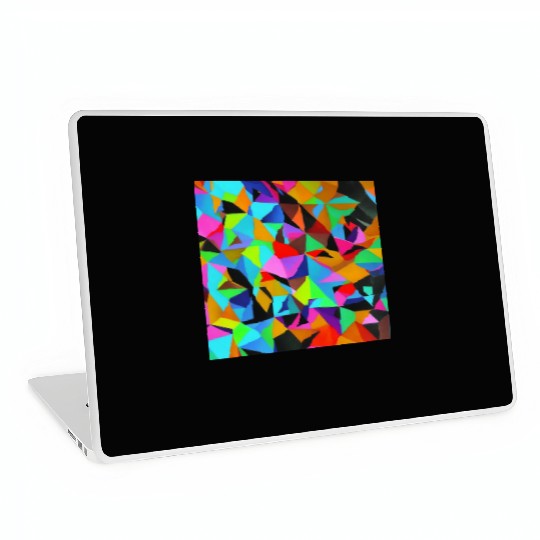 ABSTRACT PAINTING COLORFULL WATERBASE TRIANGLe Laptop Skins