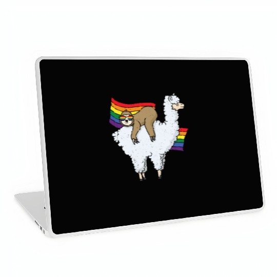 Sloth Equality Gay LGBTQ Rainbow LGBT Pride Month Laptop Skins
