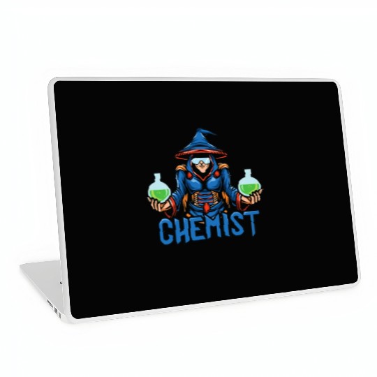 Funny science chemist elements chemists wizard lab Laptop Skins