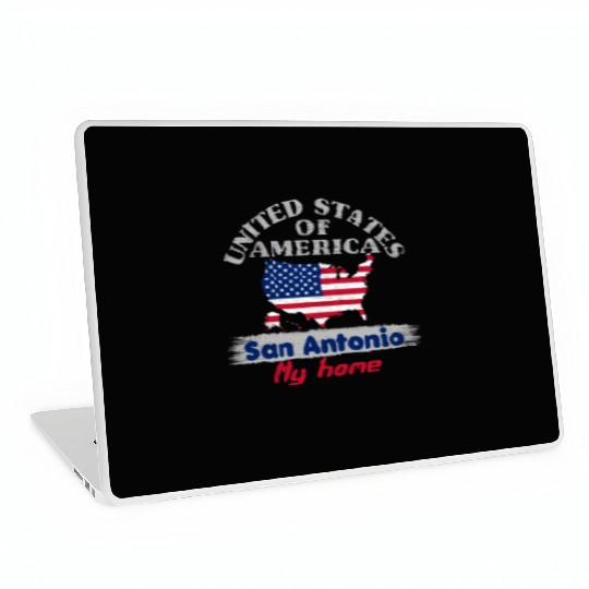 United States of America - San Antonio my home Laptop Skins