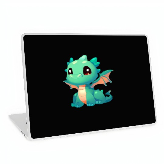 CUTE DRAGON MEDIEVAL Laptop Skins