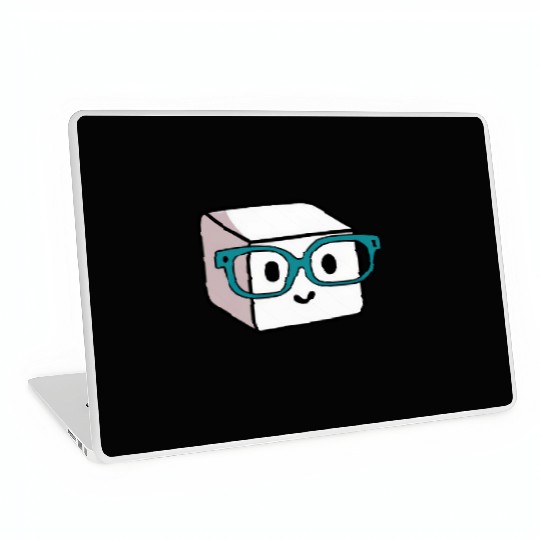 Sugar Sugar Cube Nerd Glasses Laptop Skins