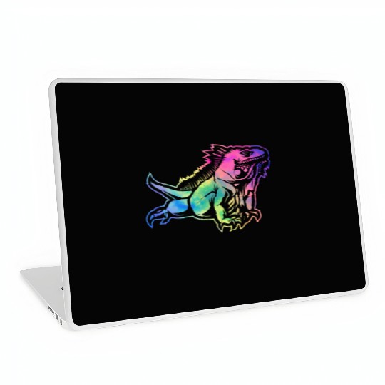 Colorful Lizard Iguana Reptile Lover Laptop Skins