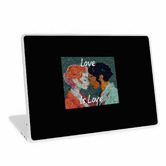 Love Is Love - colorful graphic Laptop Skins