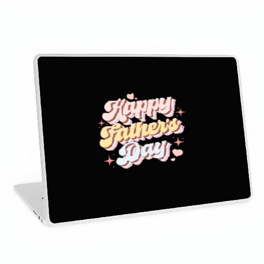 Groovy Happy Father's Day Laptop Skins