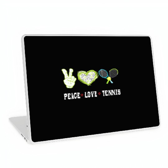 Tennis lovers Player fans Peace love Tennis 36010 Laptop Skins