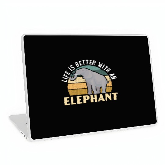 Elephant Lover Wildlife Animal Zoo Zookeeper Laptop Skins