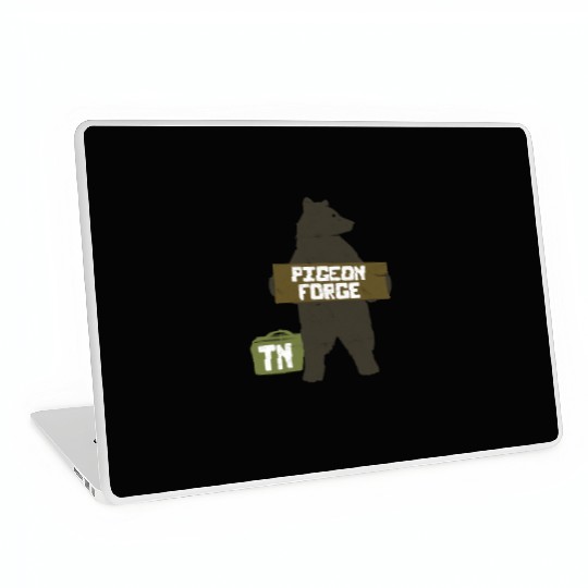 Pigeon Forge Tennessee Great Smoky Mountains Bear Laptop Skins