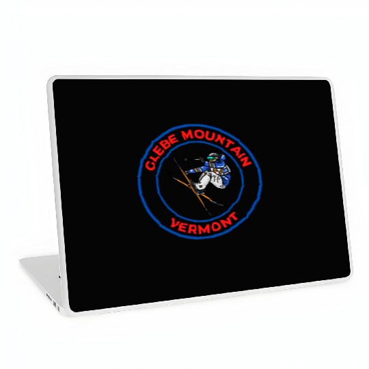 Retro Cool Skiing Glebe Mountain Vermont Souvenir Laptop Skins