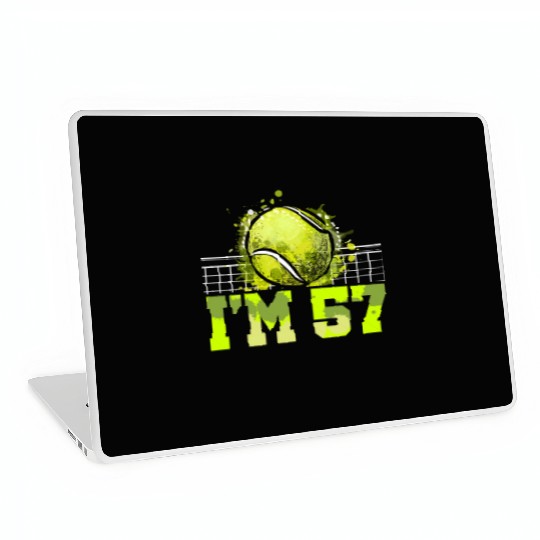 I'm 57 Racket Sports Tennis Player Adult 57th Laptop Skins