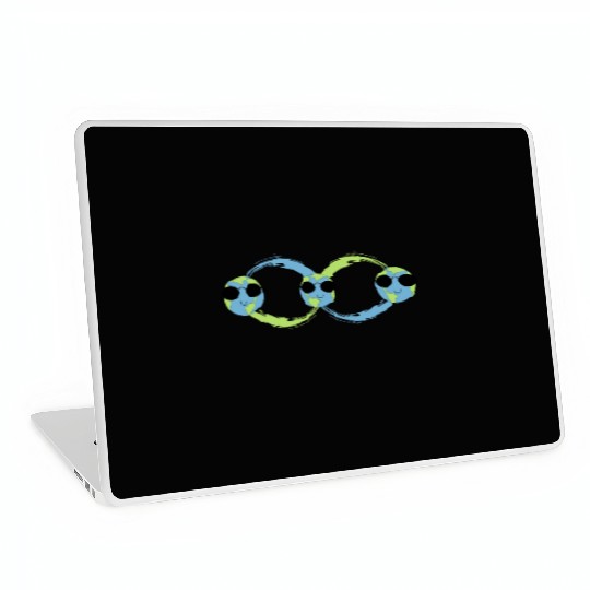 Infinity funny earth Laptop Skins