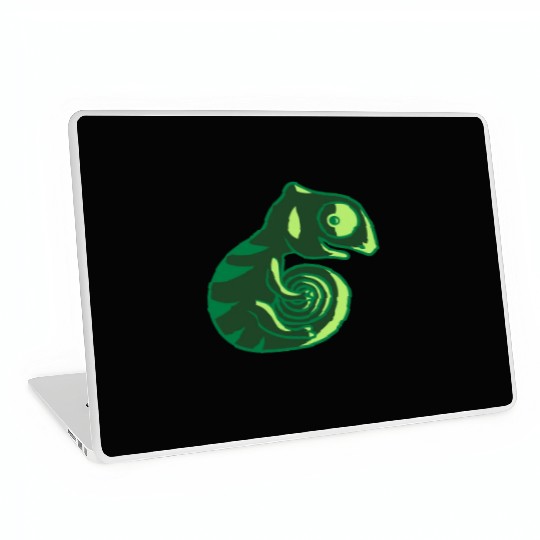 chameleon lizard bunny sweet Laptop Skins