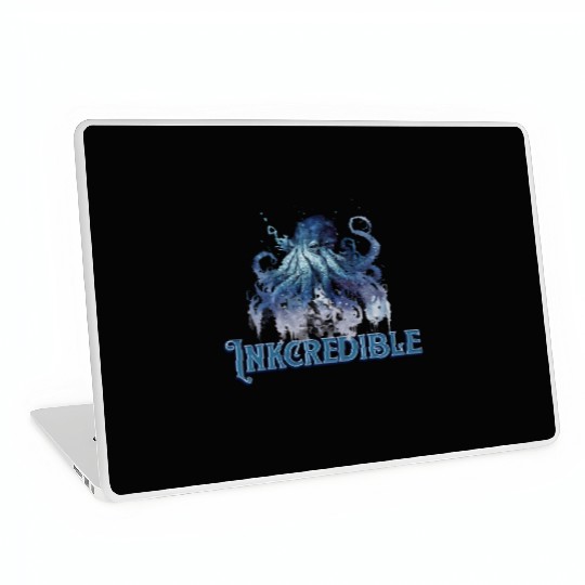inkcredible - kraken octopus pun ink Laptop Skins