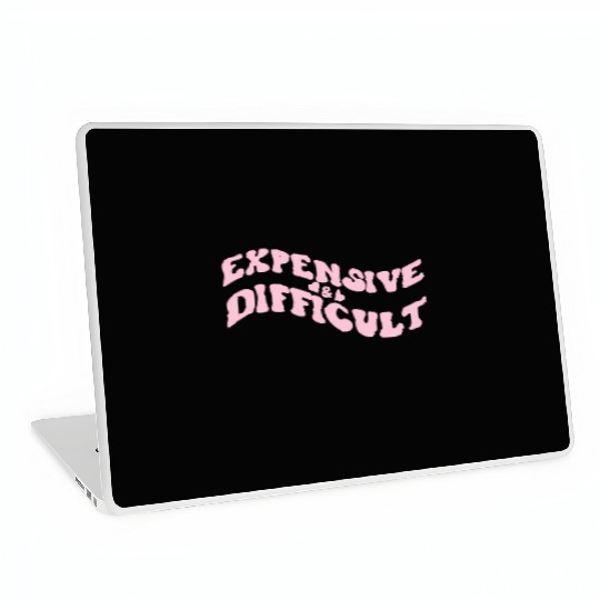 Expensive And Difficult Bougie Bougee Preppy Aesth Laptop Skins
