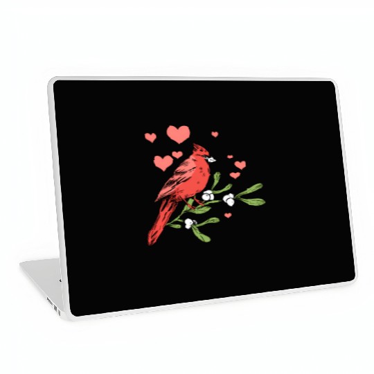 Bird Bird Watching Bird Watcher Birder Heart Cardi Laptop Skins
